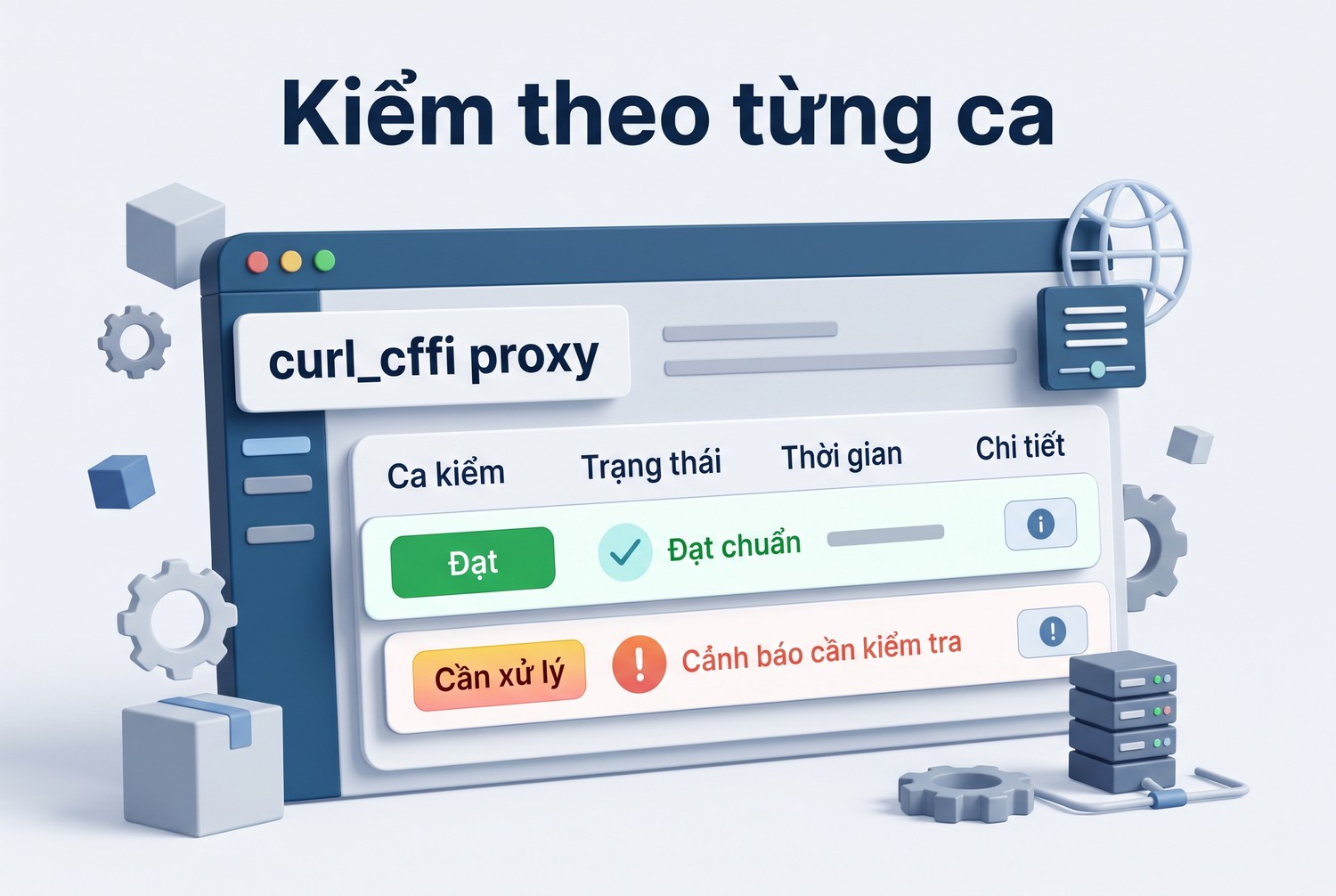 Kiểm theo từng ca
