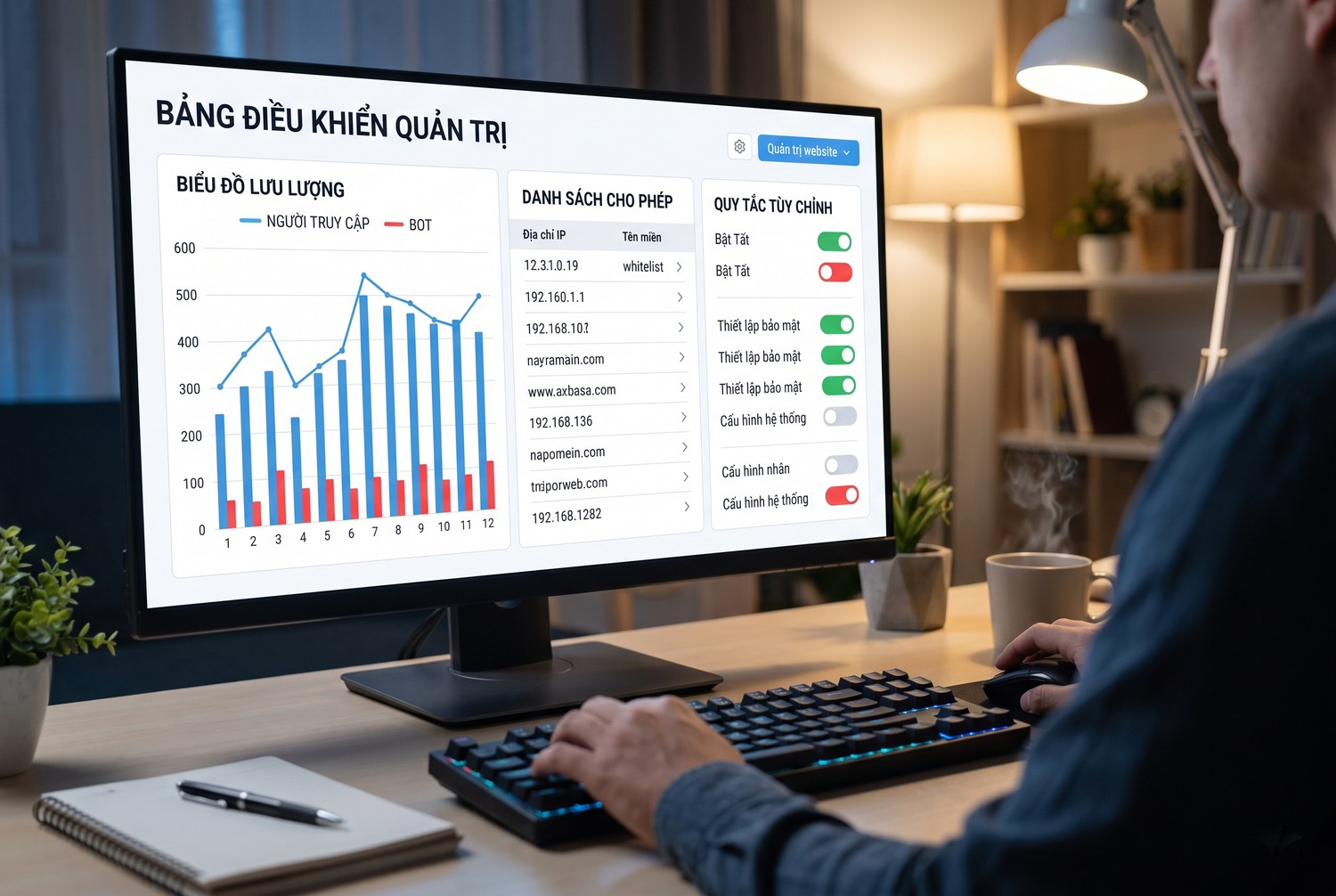 Góc nhìn chủ website
