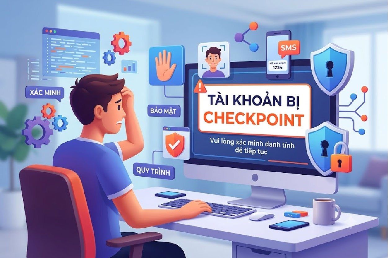 T&agrave;i khoản bị checkpoint