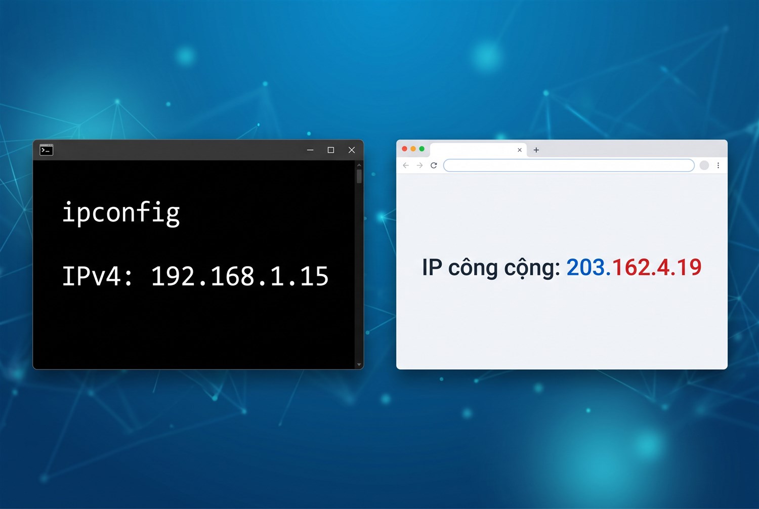 Cách xem địa chỉ IP