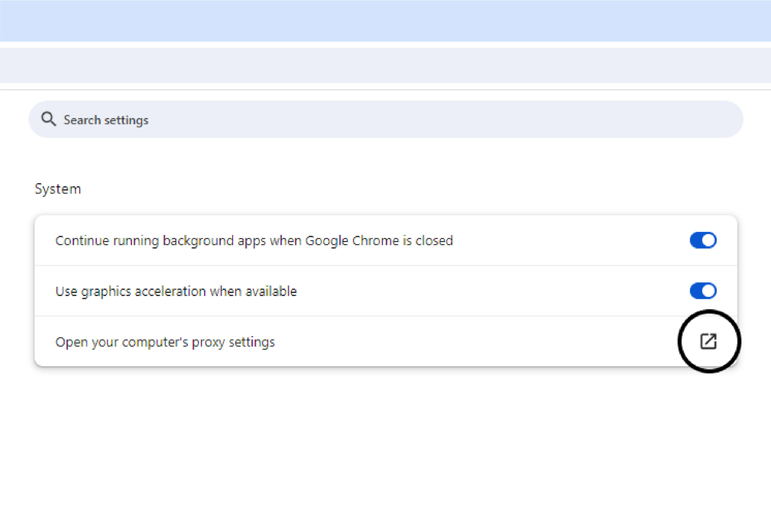 Manual proxy setup trên chrome