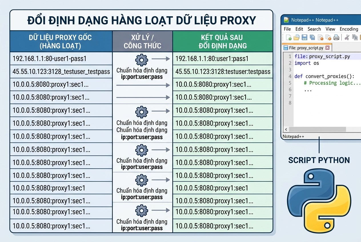 Đổi định dạng hàng loạt