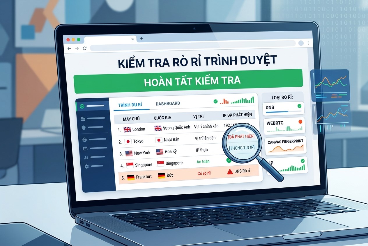 Kiểm tra rò rỉ trên trình duyệt