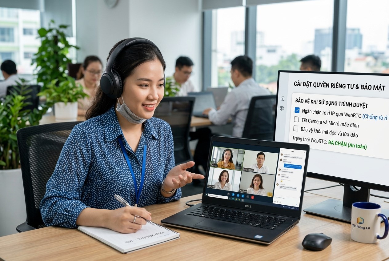 Rò rỉ WebRTC đi kèm
