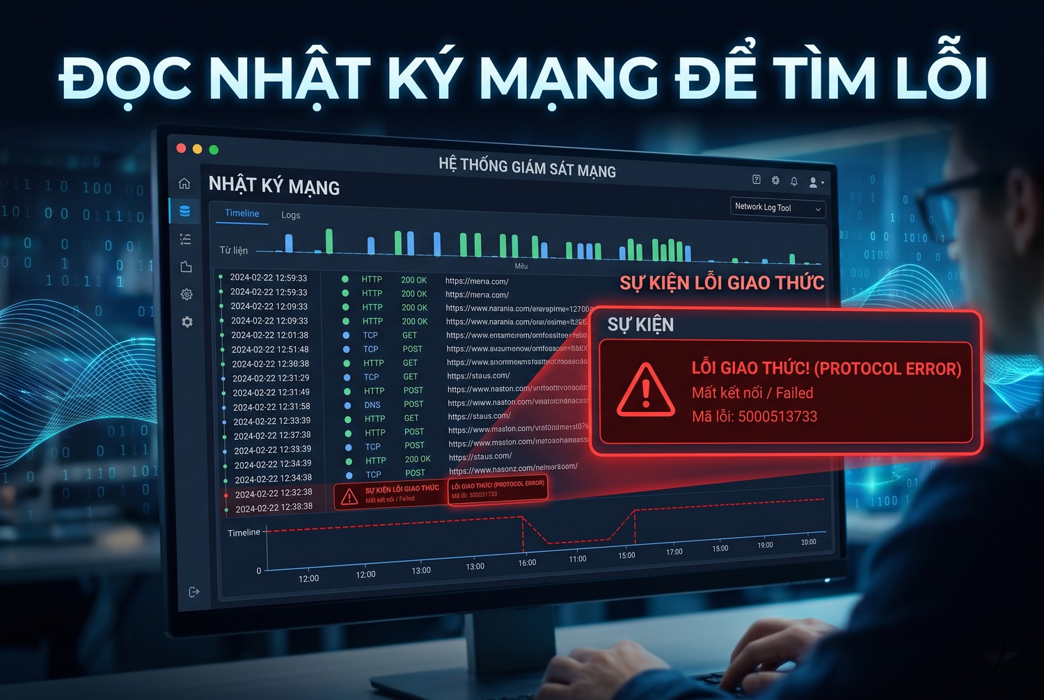 Đọc nhật ký mạng để tìm lỗi