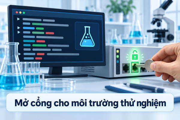 Mở cổng cho môi trường thử nghiệm