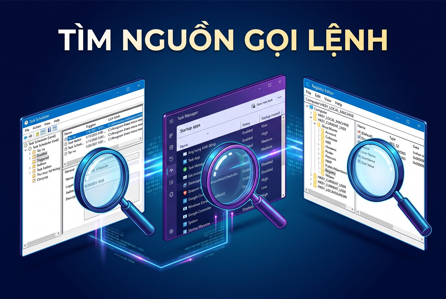 Tìm nguồn gọi lệnh