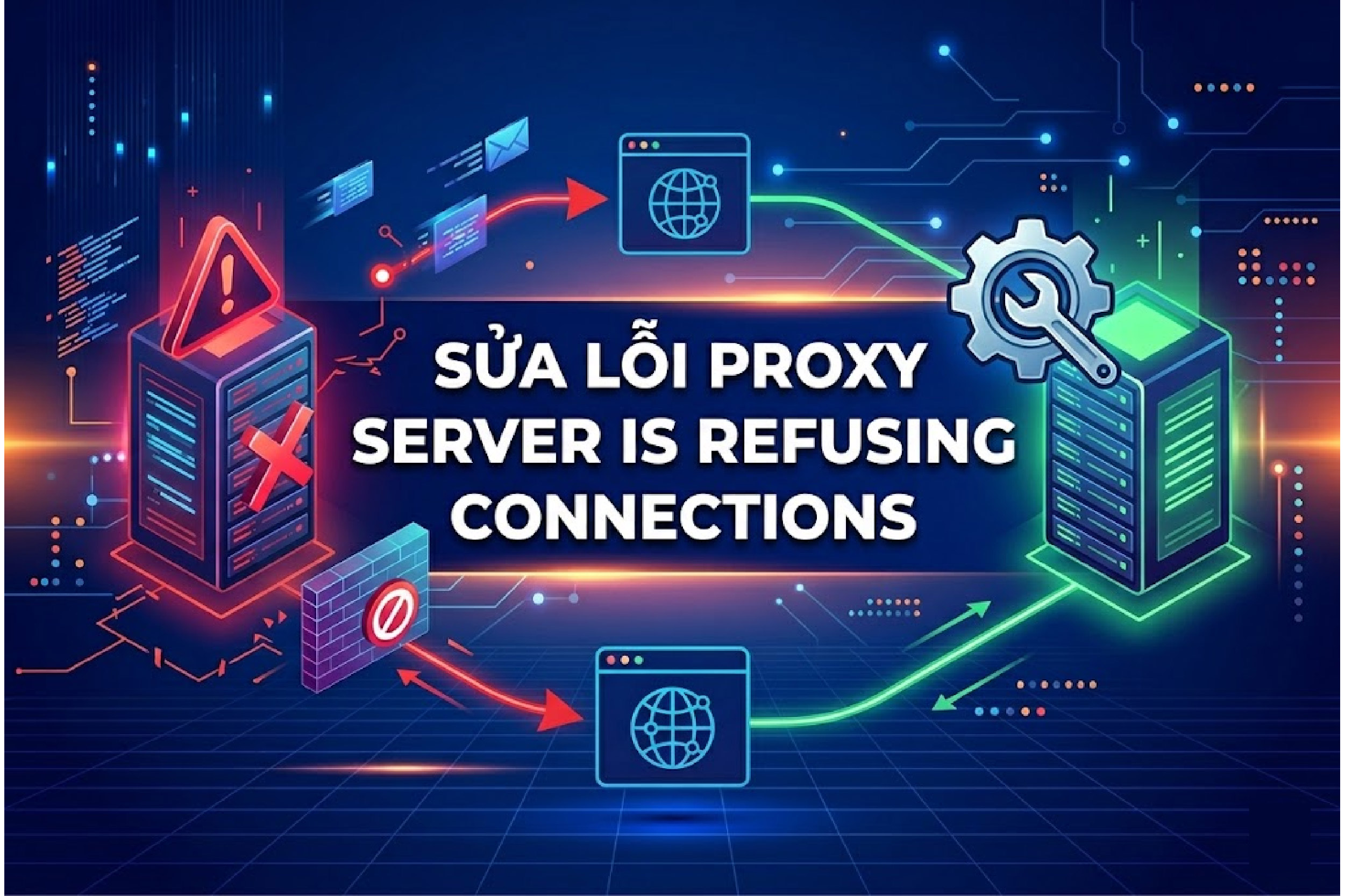 Sửa Lỗi Proxy Server is Refusing Connections Nhanh Chóng