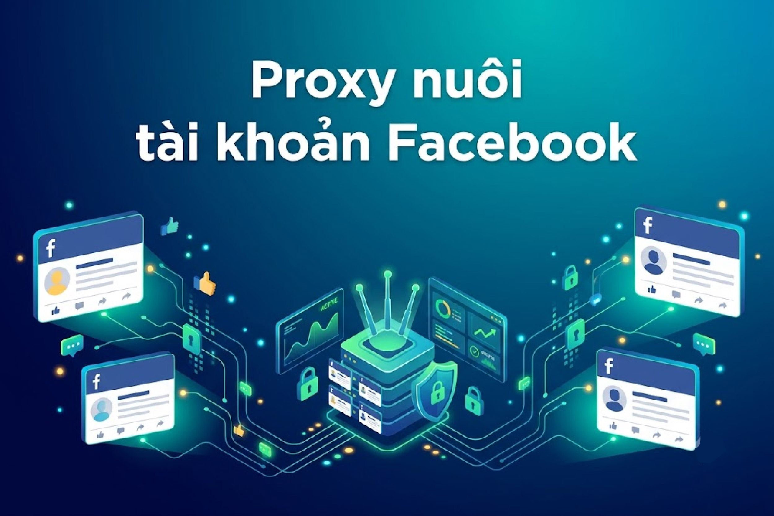 Proxy nuôi tài khoản Facebook: 1 IP nên dùng cho bao nhiêu nick?