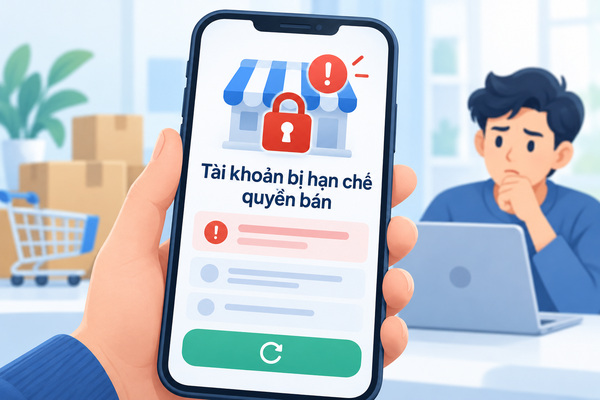 Tài khoản bị hạn chế quyền bán