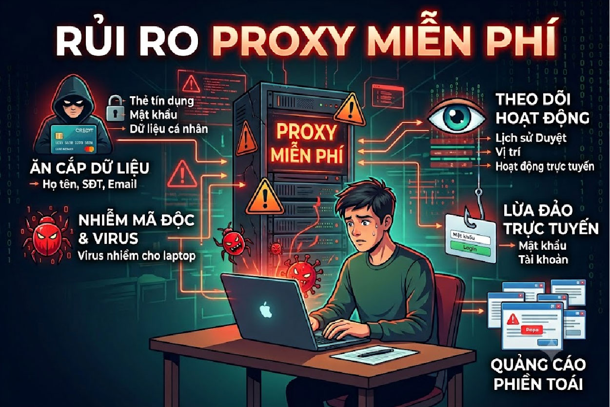 Rủi ro Proxy miễn phí