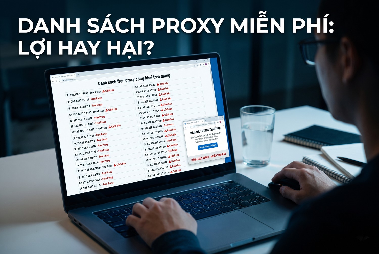 Danh sách free proxy công khai trên mạng