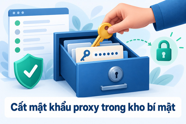 Cất mật khẩu proxy trong kho bí mật