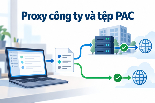 Proxy công ty và tệp PAC