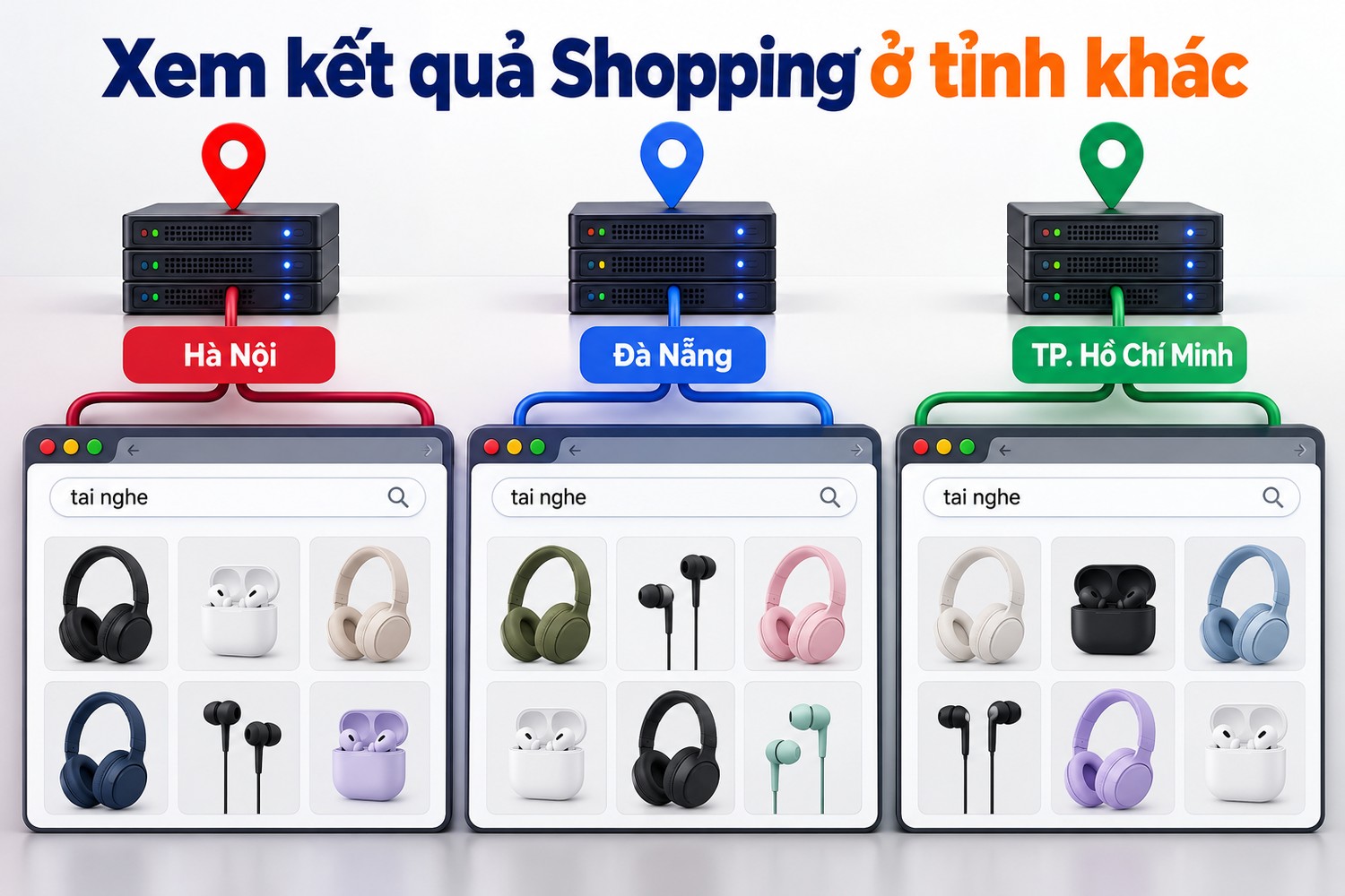 Xem kết quả Shopping ở tỉnh khác