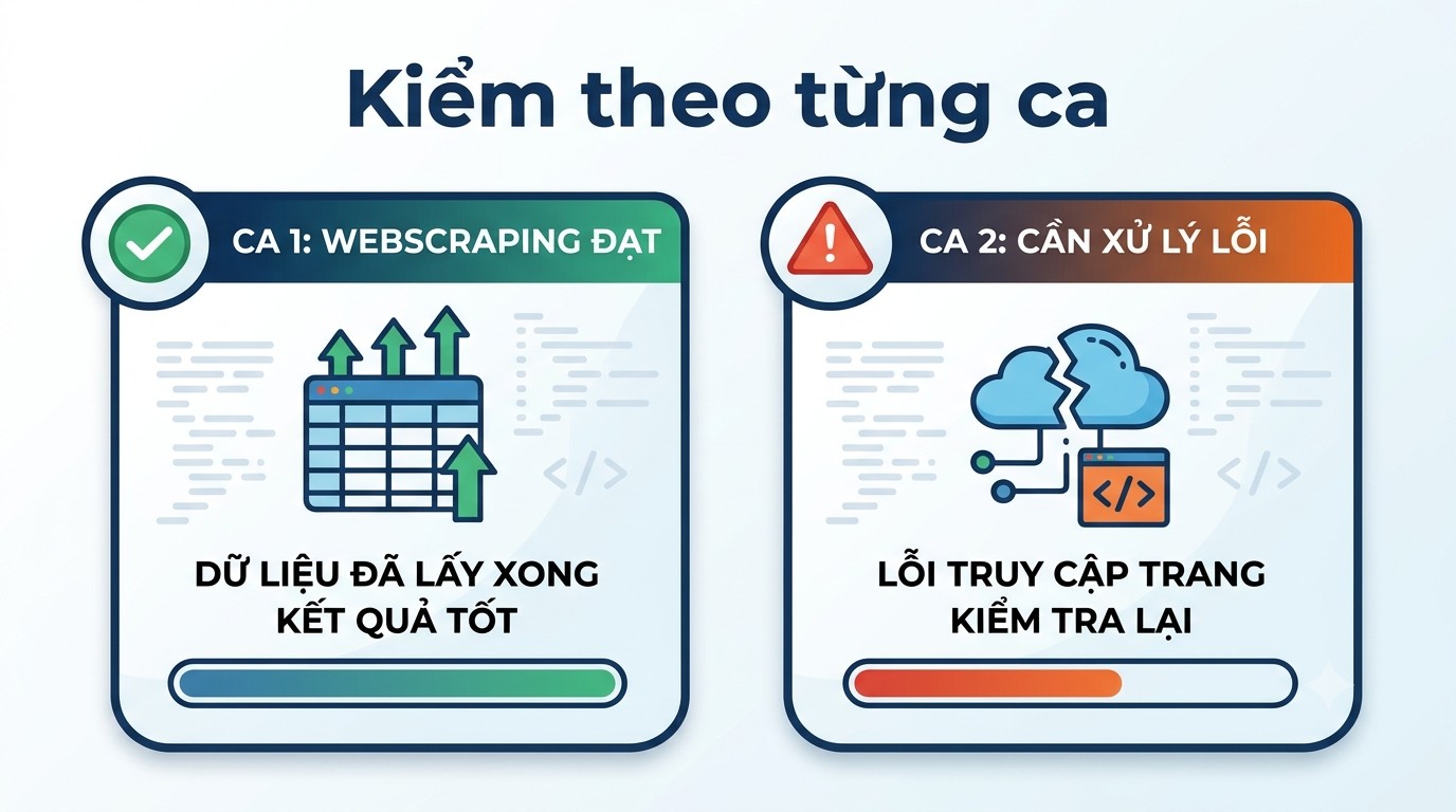 Kiểm theo từng ca