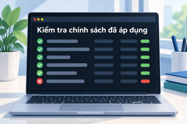 Kiểm tra chính sách đã áp dụng