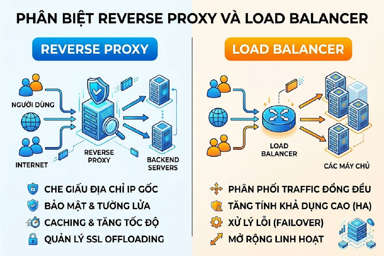 Reverse proxy và load balancer