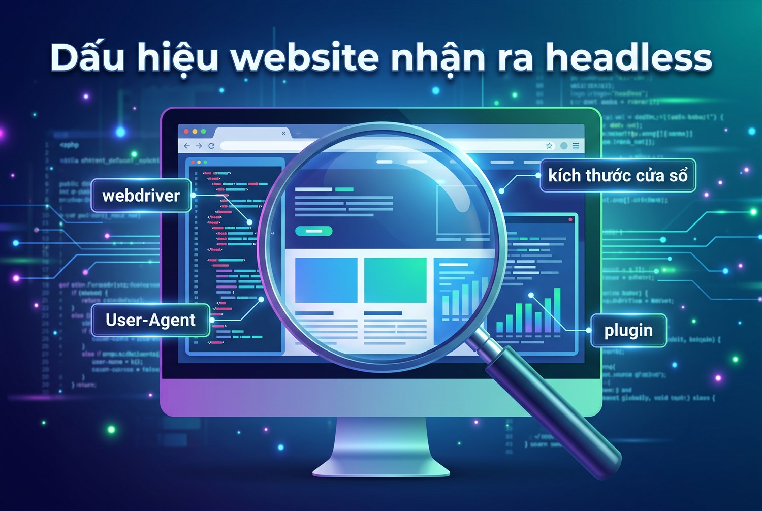 Dấu hiệu website nhận ra headless