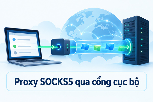 Proxy SOCKS5 qua cổng cục bộ