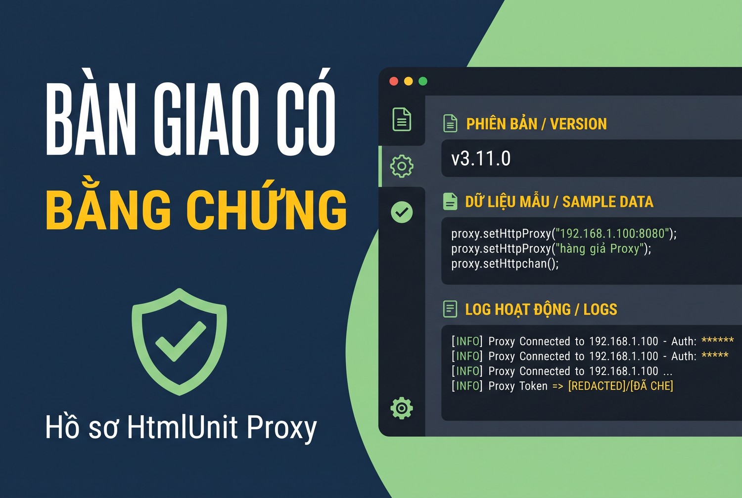 Bàn giao có bằng chứng
