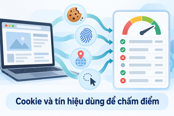 Cookie và tín hiệu dùng để chấm điểm