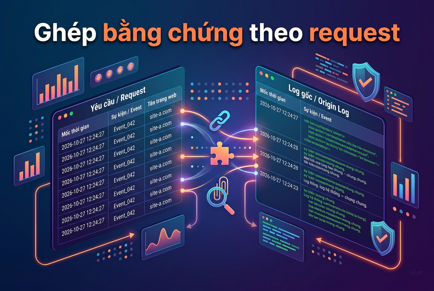 Ghép bằng chứng theo request