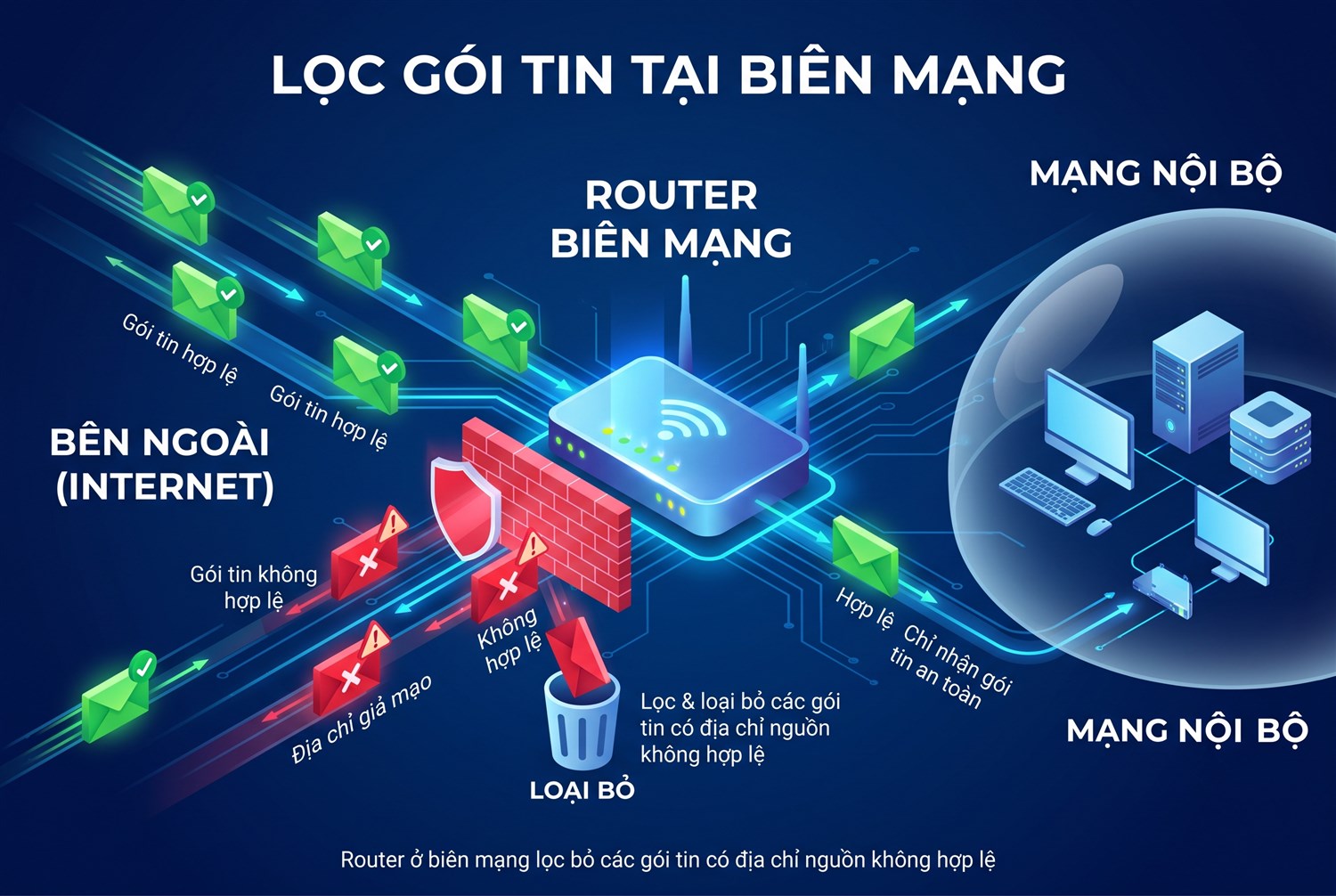Lọc gói tin tại biên mạng