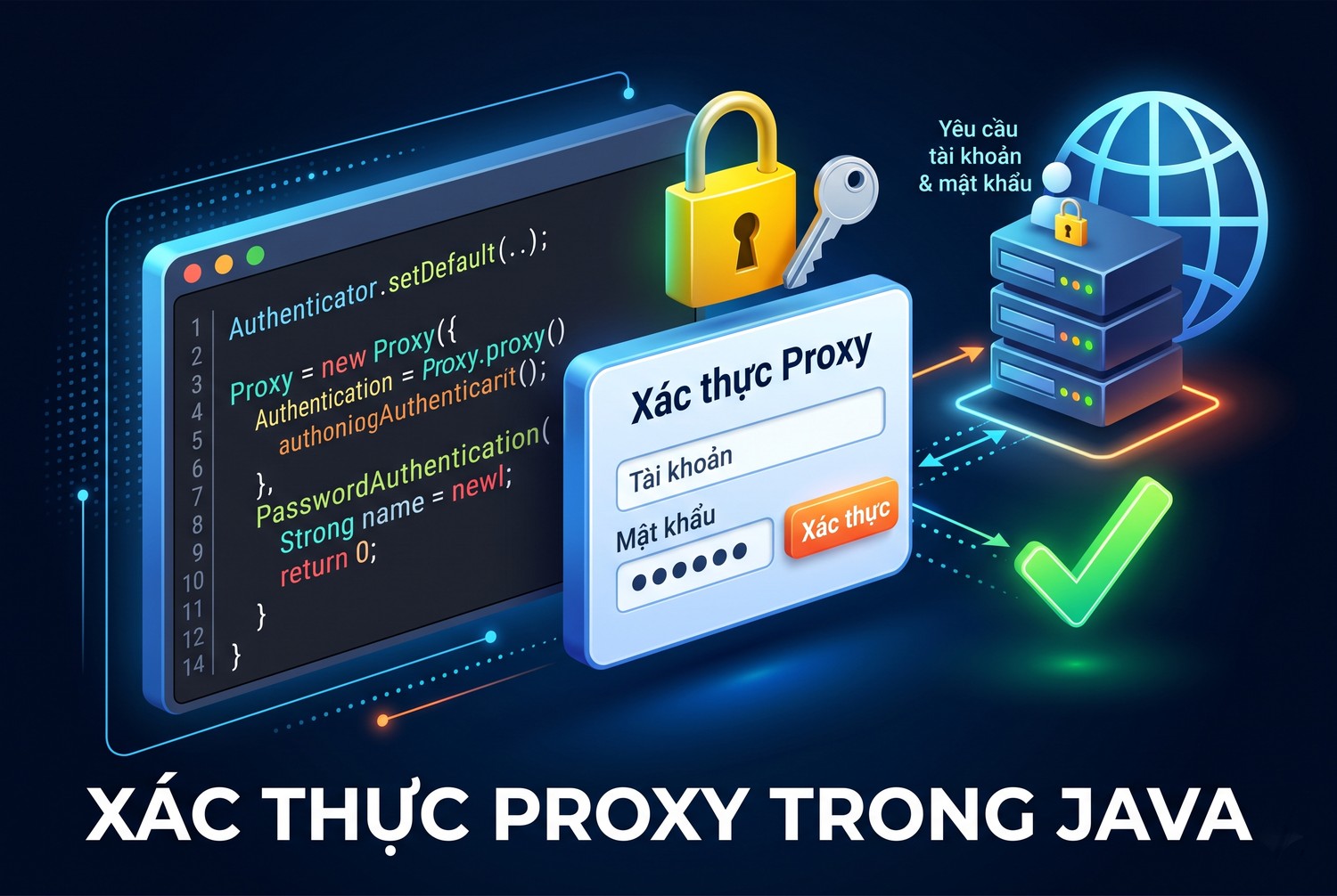 Xác thực proxy trong Java
