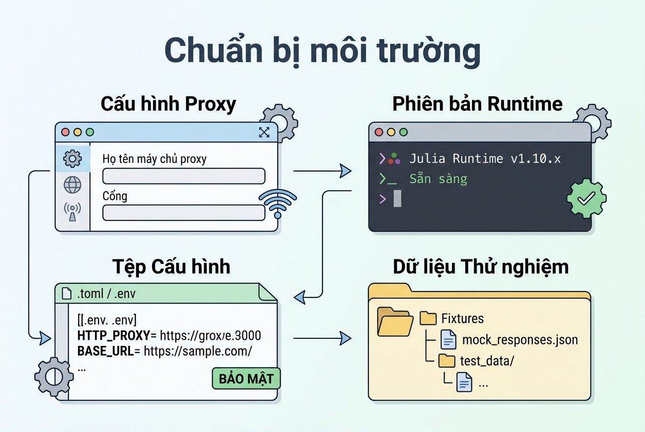 Chuẩn bị môi trường