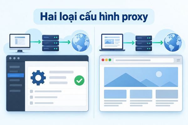 Hai loại cấu hình proxy