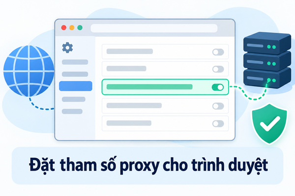 Đặt tham số proxy cho trình duyệt