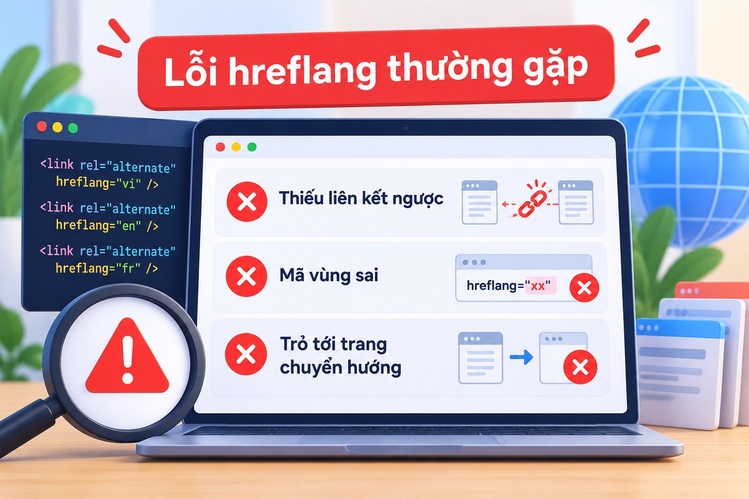Lỗi hreflang thường gặp