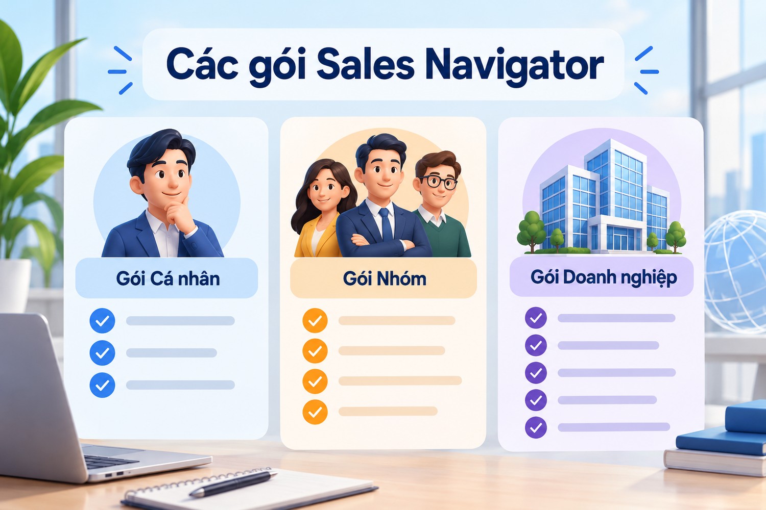 Các gói Sales Navigator
