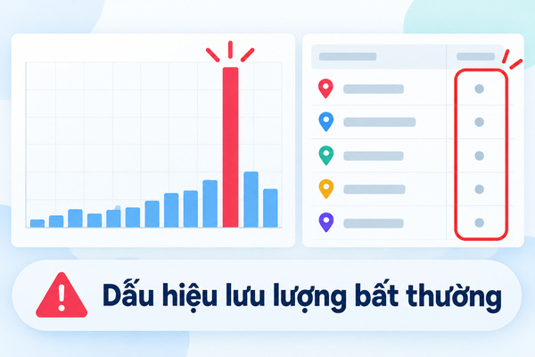 Dấu hiệu lưu lượng bất thường
