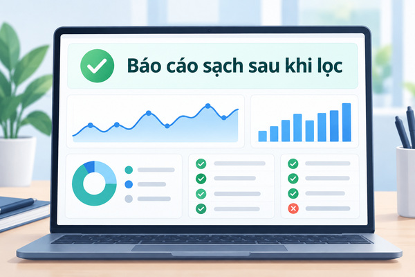 Báo cáo sạch sau khi lọc
