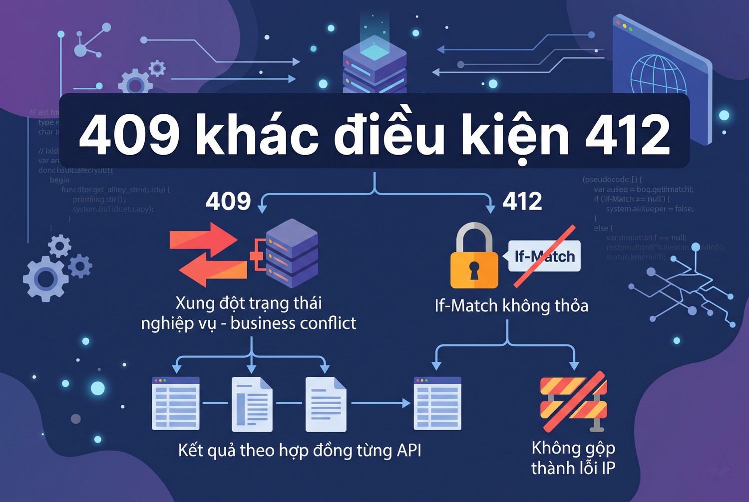409 khác điều kiện 412