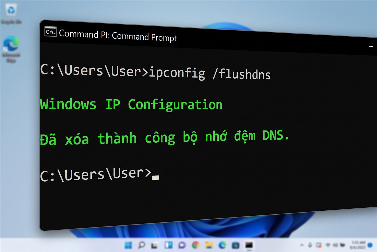 Xoá bộ nhớ đệm DNS