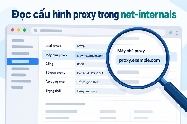 Đọc cấu hình proxy trong net-internals