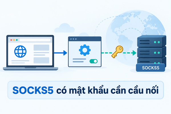 SOCKS5 có mật khẩu cần cầu nối