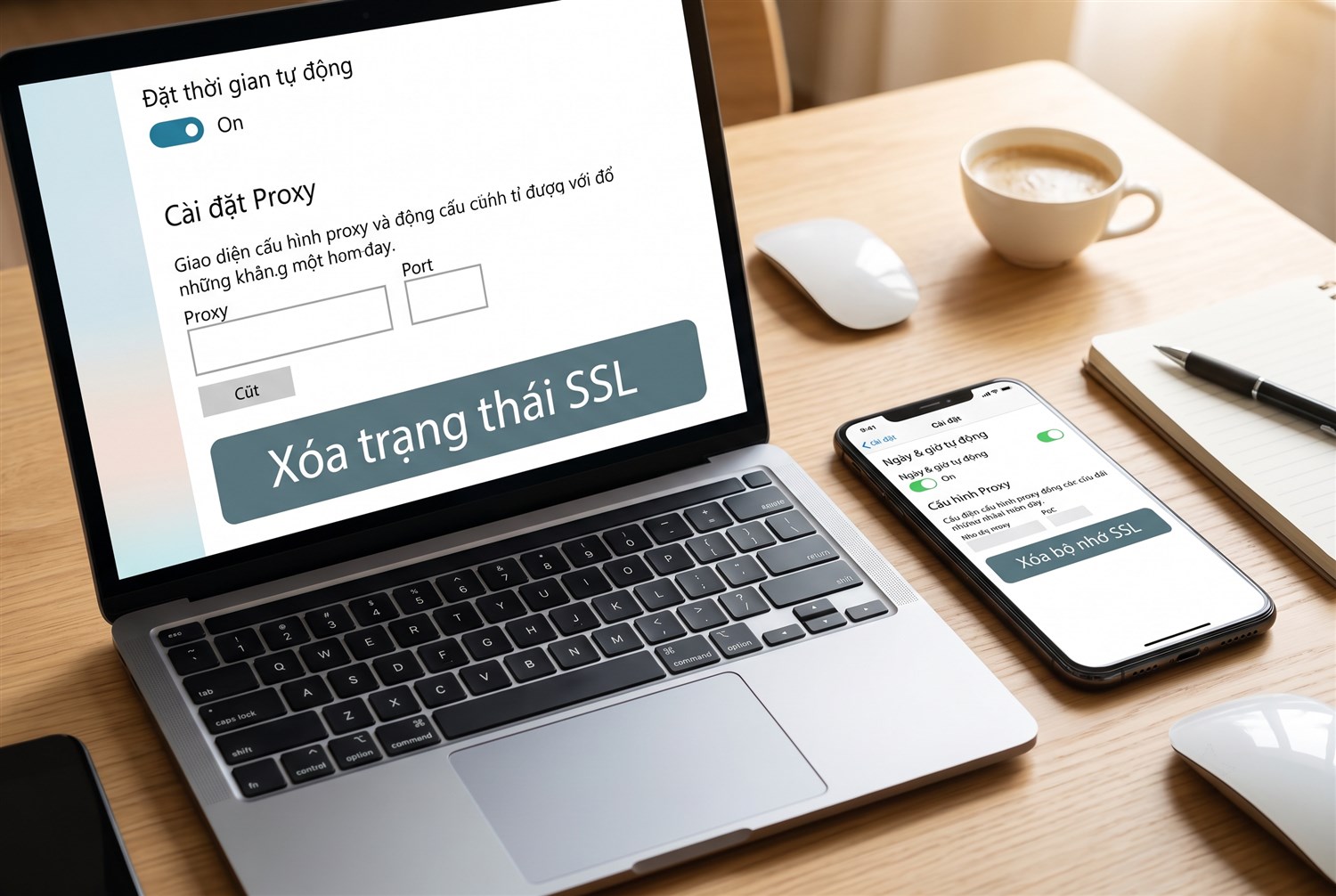 Sửa trên máy tính và điện thoại