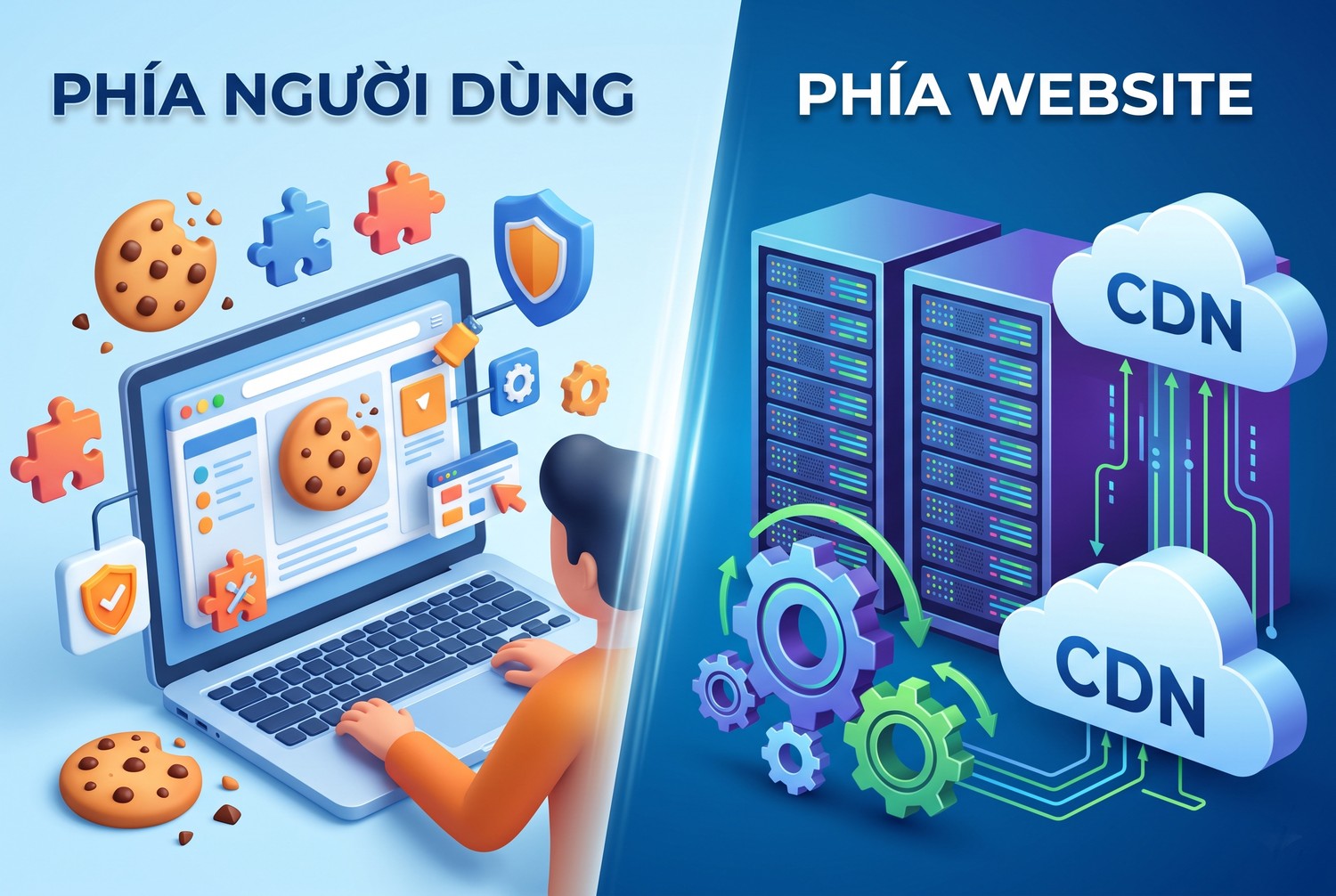 Phía người dùng hay phía website