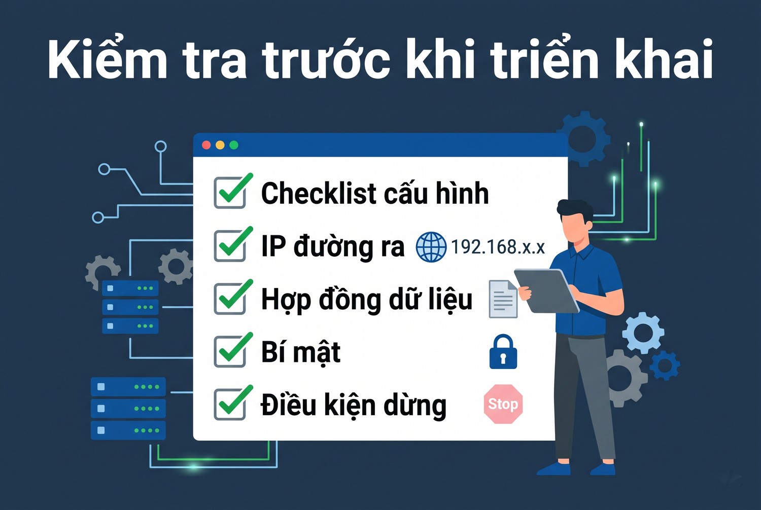 Kiểm tra trước khi triển khai