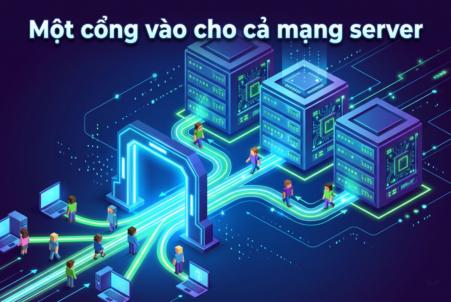 Một cổng vào cho cả mạng server