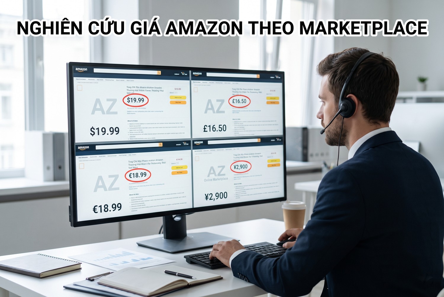 Nghiên cứu giá Amazon theo marketplace