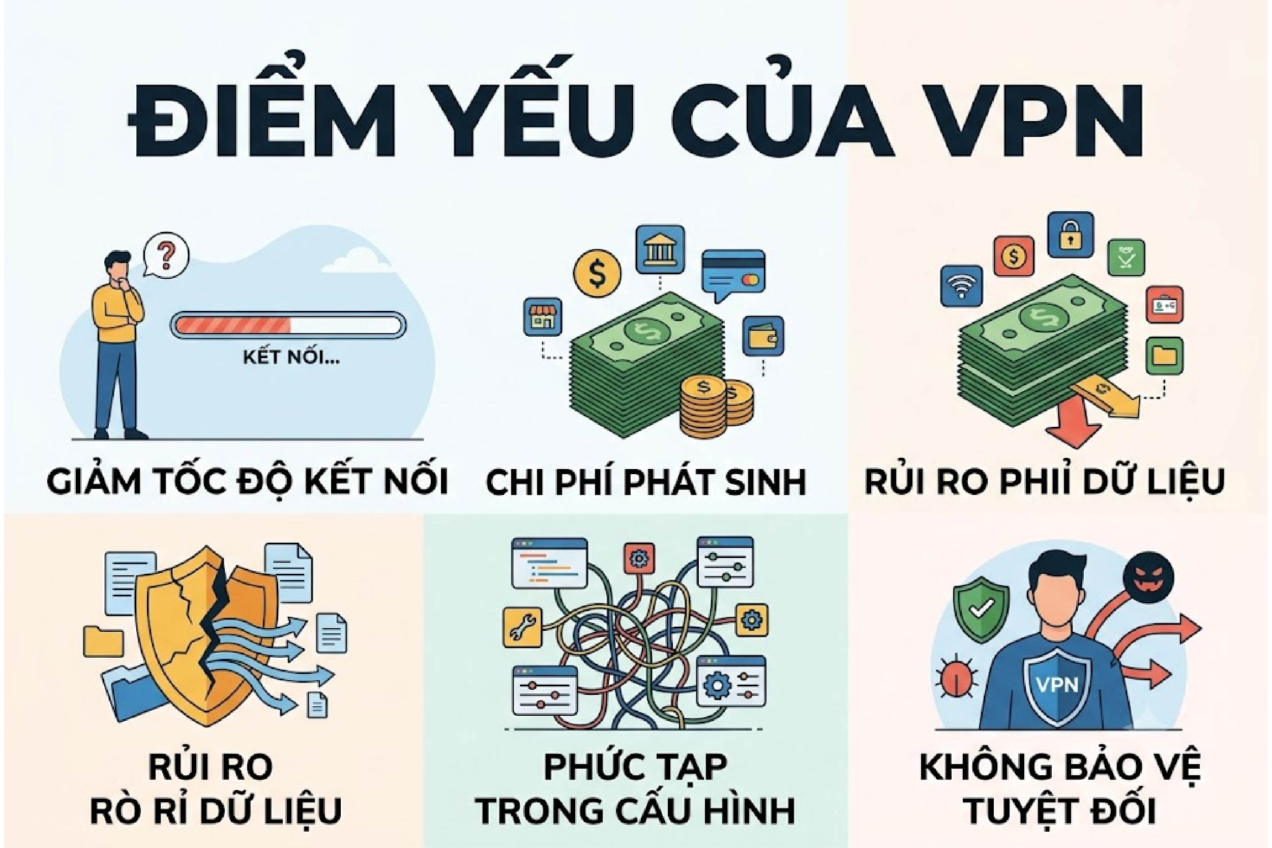 Điểm yếu của VPN
