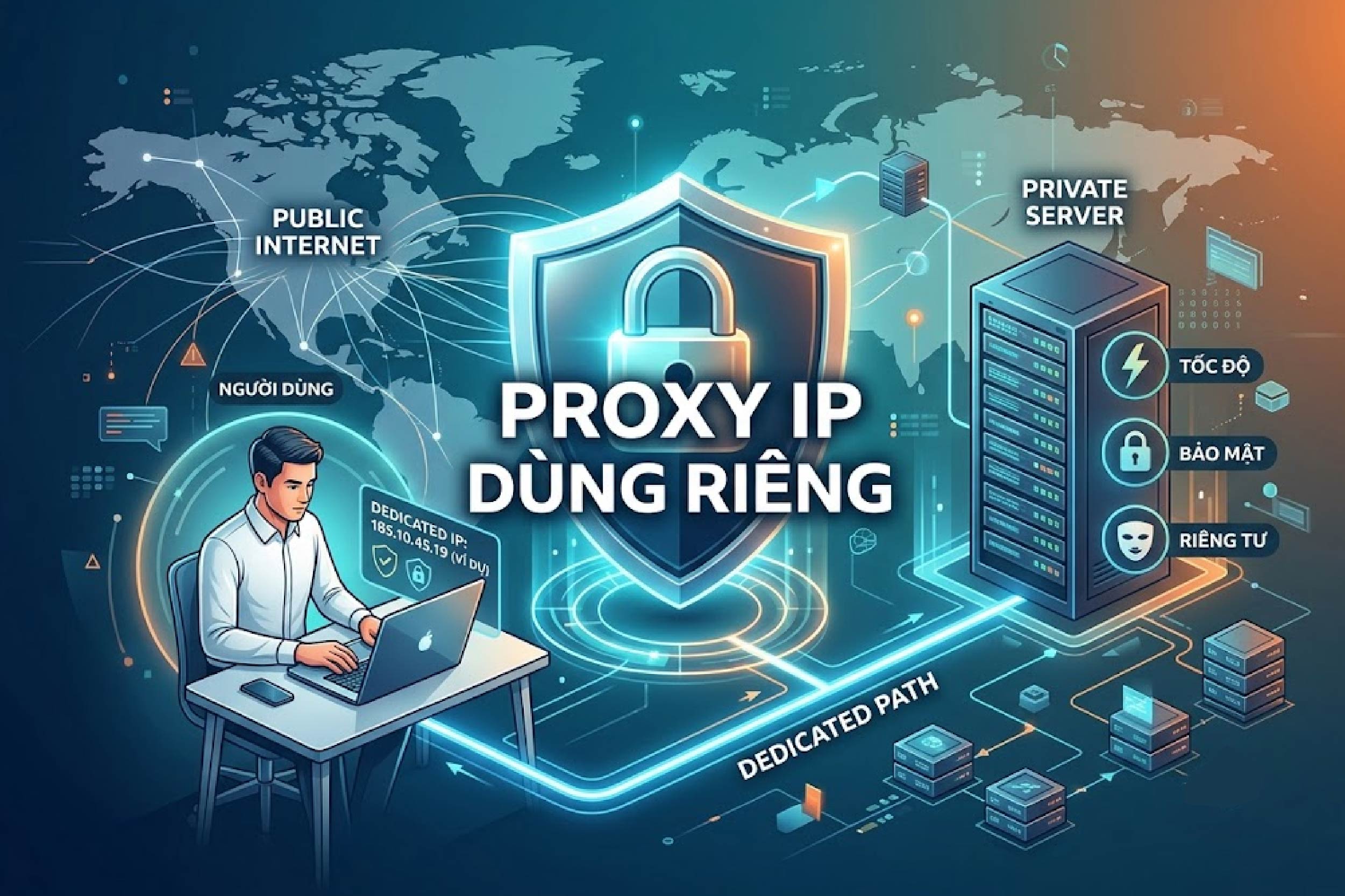 Proxy IP d&ugrave;ng ri&ecirc;ng