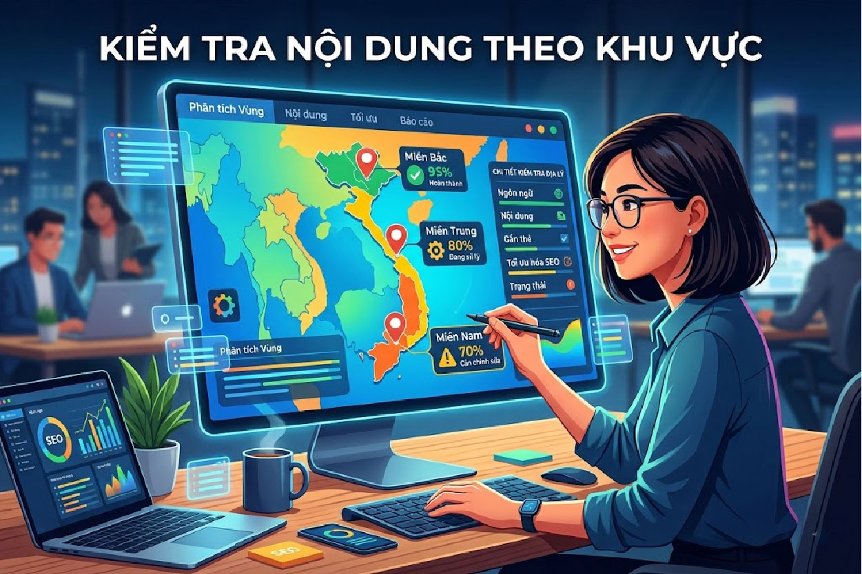 Kiểm tra nội dung theo khu vực