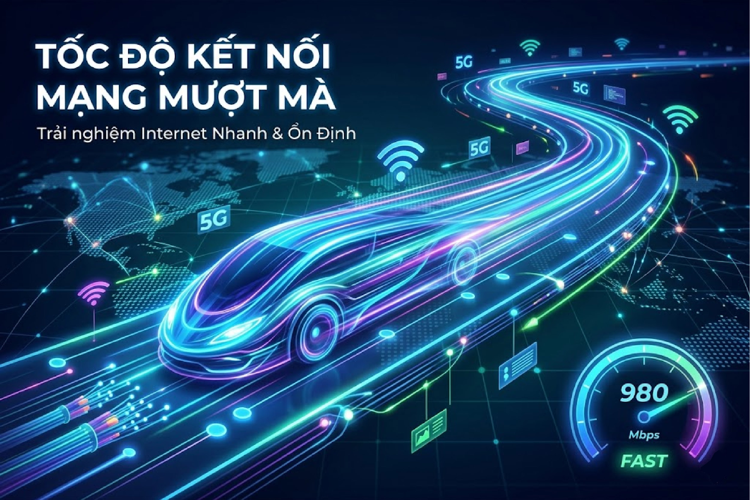 Tốc độ kết nối mạng mượt m&agrave;