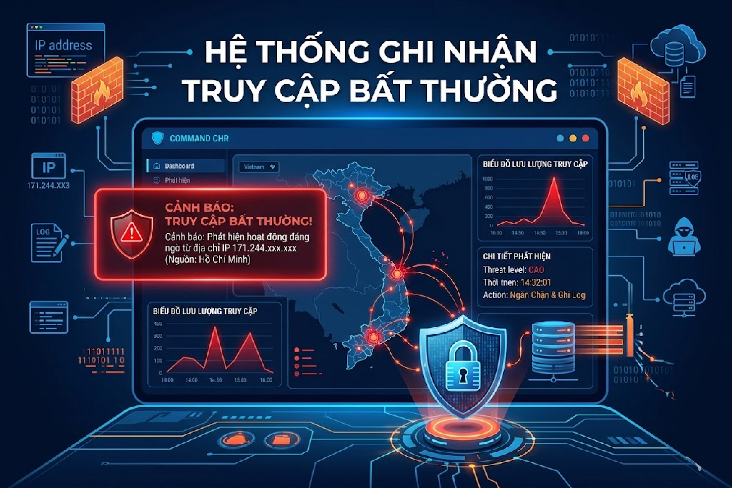 Hệ thống ghi nhận truy cập bất thường